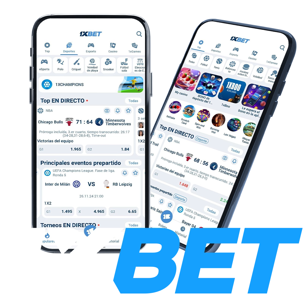 Hình ảnh cổng truy cập di động 1XBet